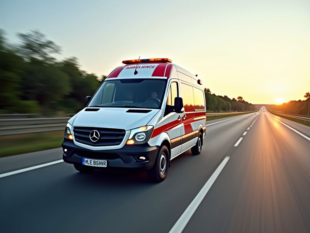Ambulance on highway — los angeles freeway accident lawyer
