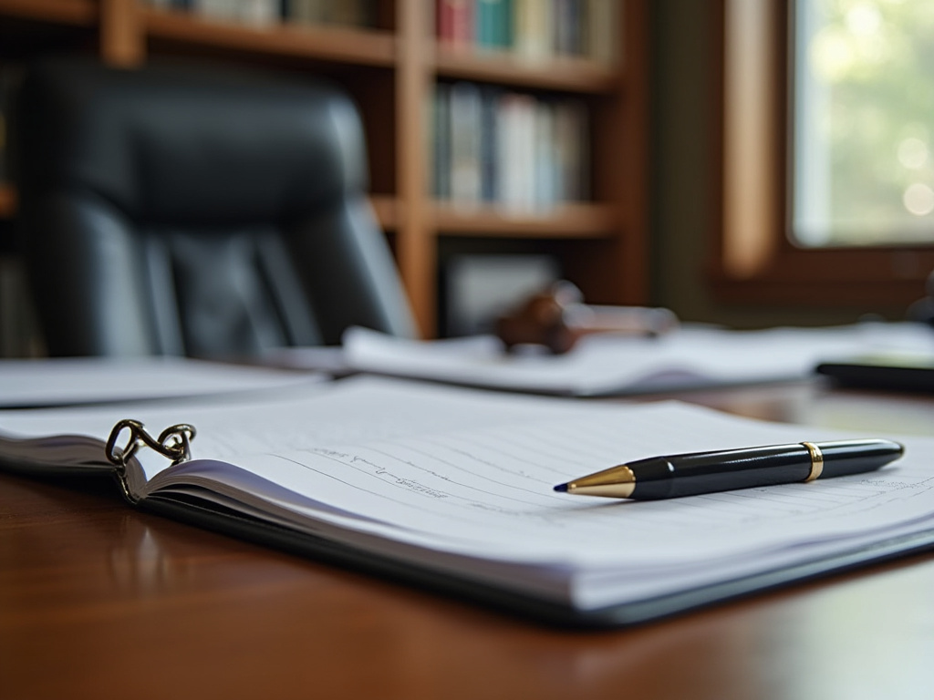 Attorney office desk — los angeles dog bite lawyer