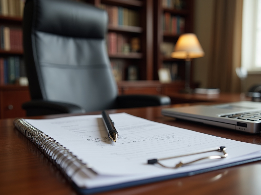 Attorney office desk — los angeles dog bite lawyer