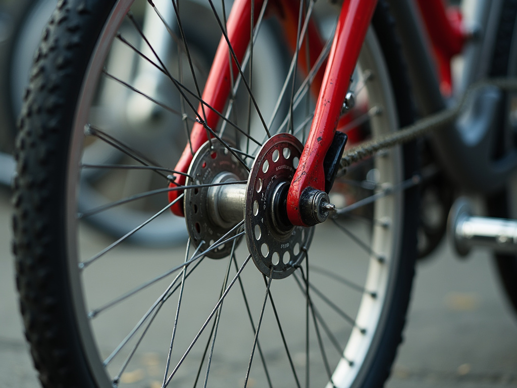 Bent bicycle wheel — bicycle accident lawyer phoenix