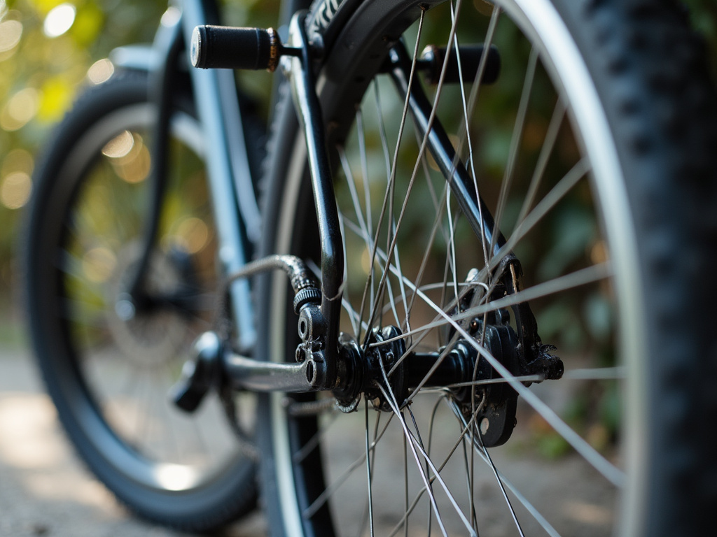 Bent bicycle wheel — bicycle accident lawyer phoenix