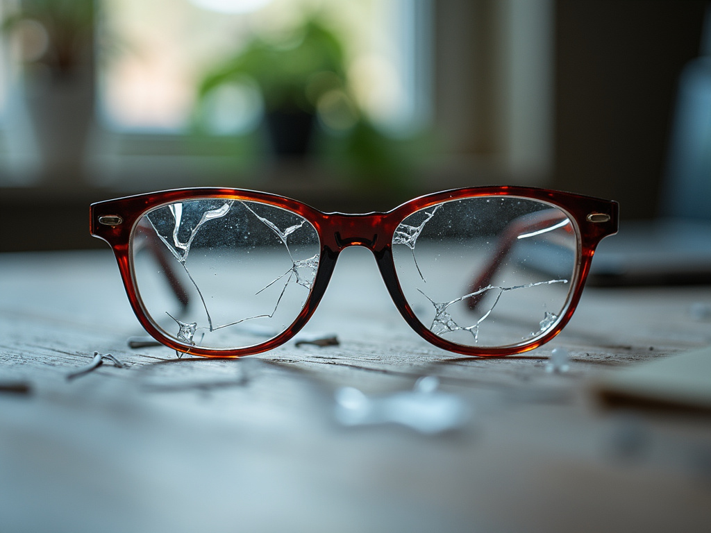 Broken eyeglasses — los angeles pedestrian accident lawyer