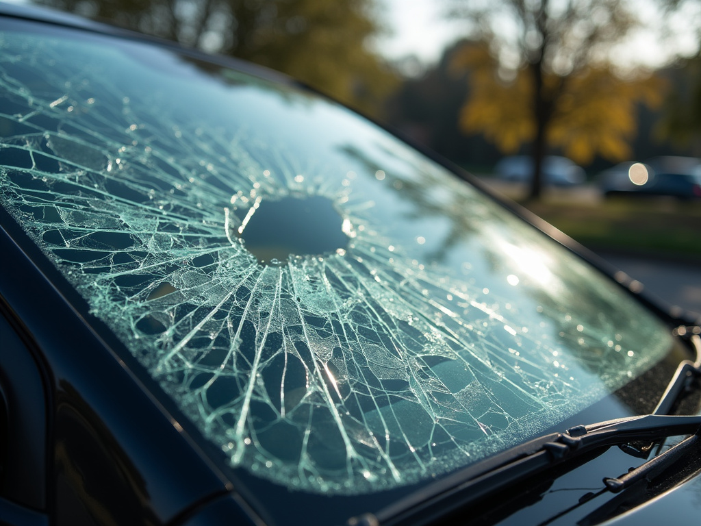 Broken windshield — truck accident lawyer phoenix
