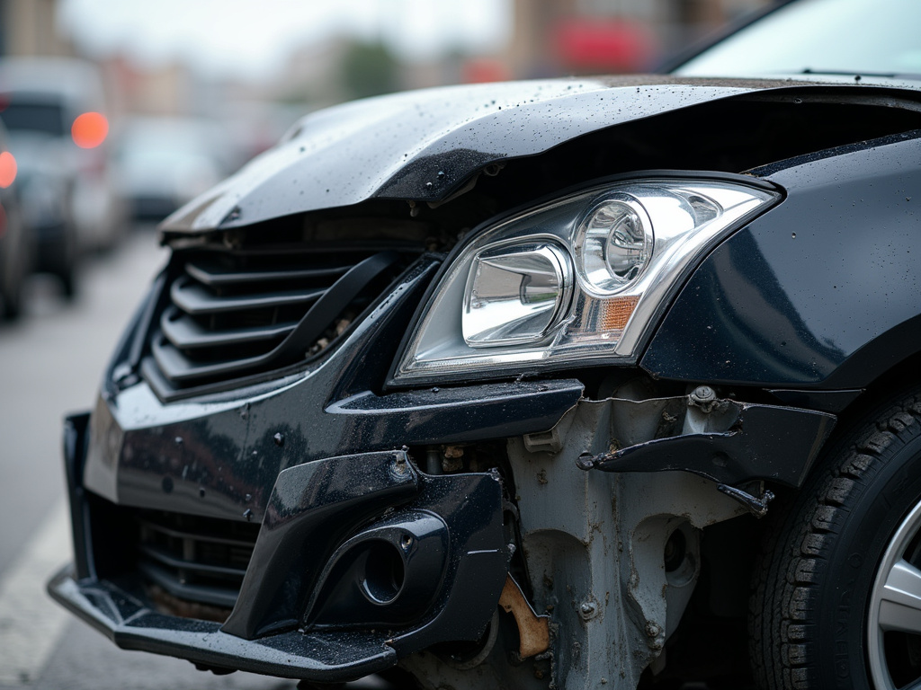 Car crash damage — los angeles car accident lawyer