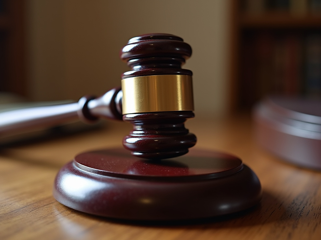 Courtroom gavel — birth injury lawyer phoenix