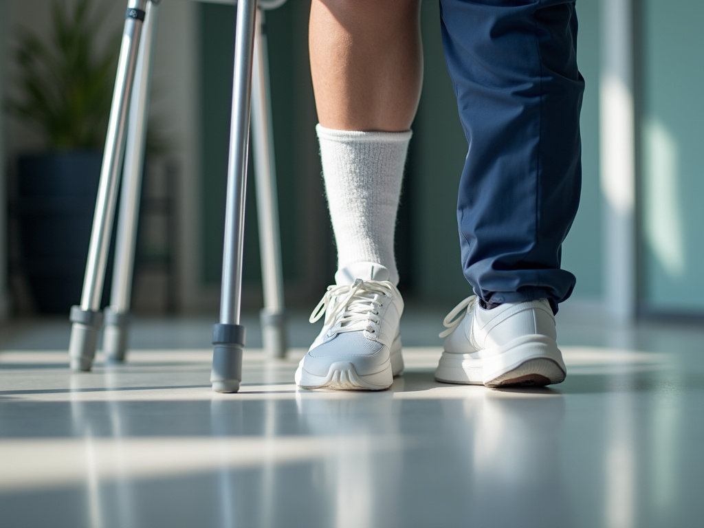 Crutches and cast — bicycle accident lawyer phoenix