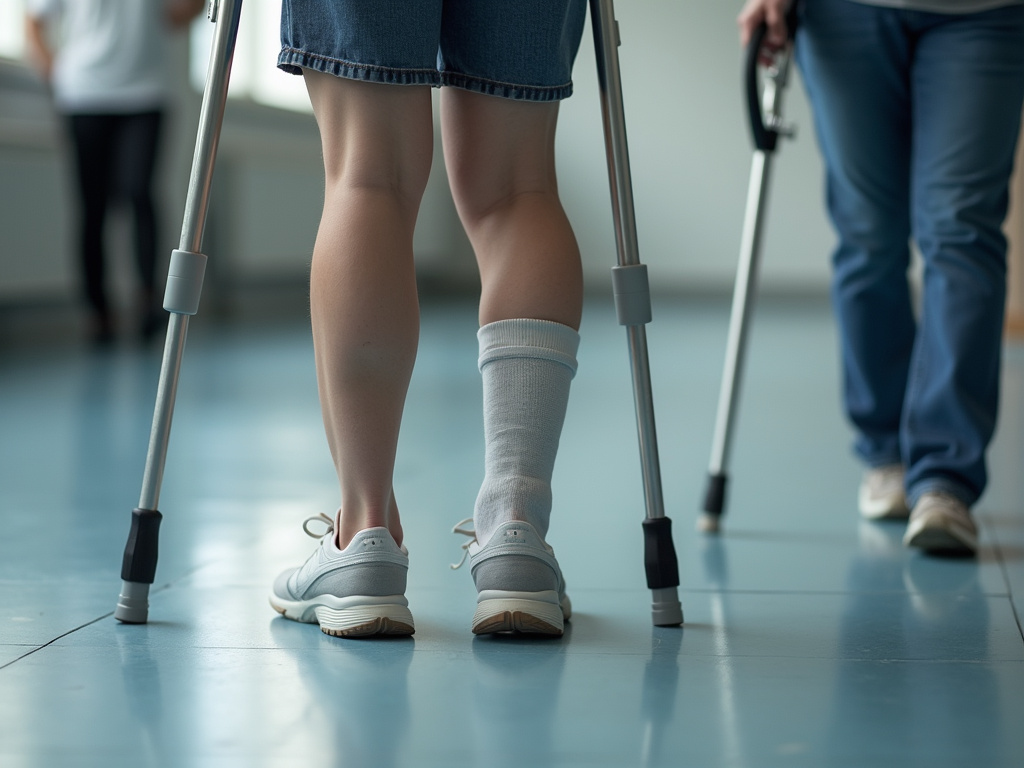 Crutches and cast — personal injury lawyer phoenix