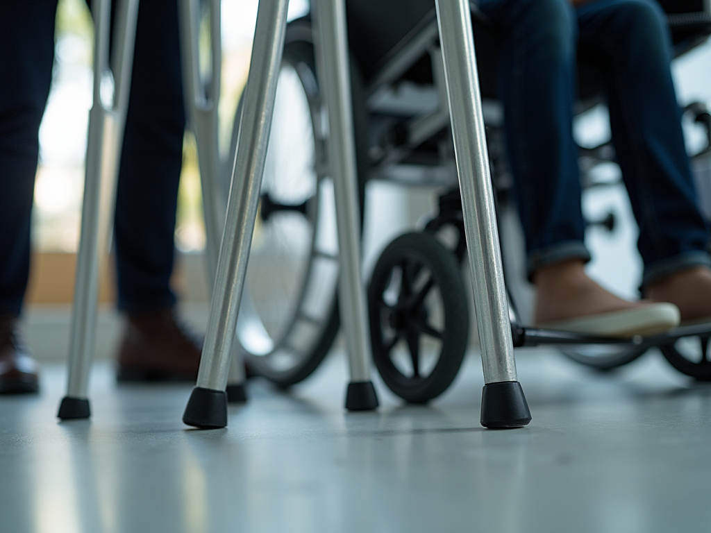 Crutches and wheelchair — brain injury lawyer phoenix