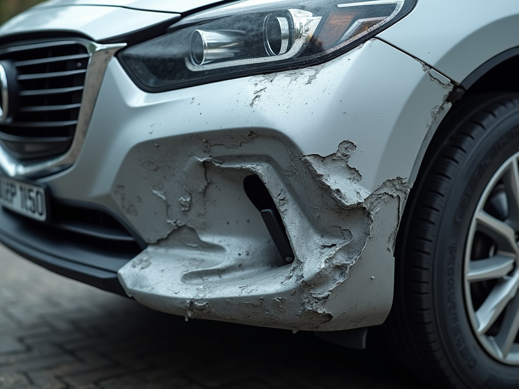 Damaged bumper — los angeles car accident lawyer