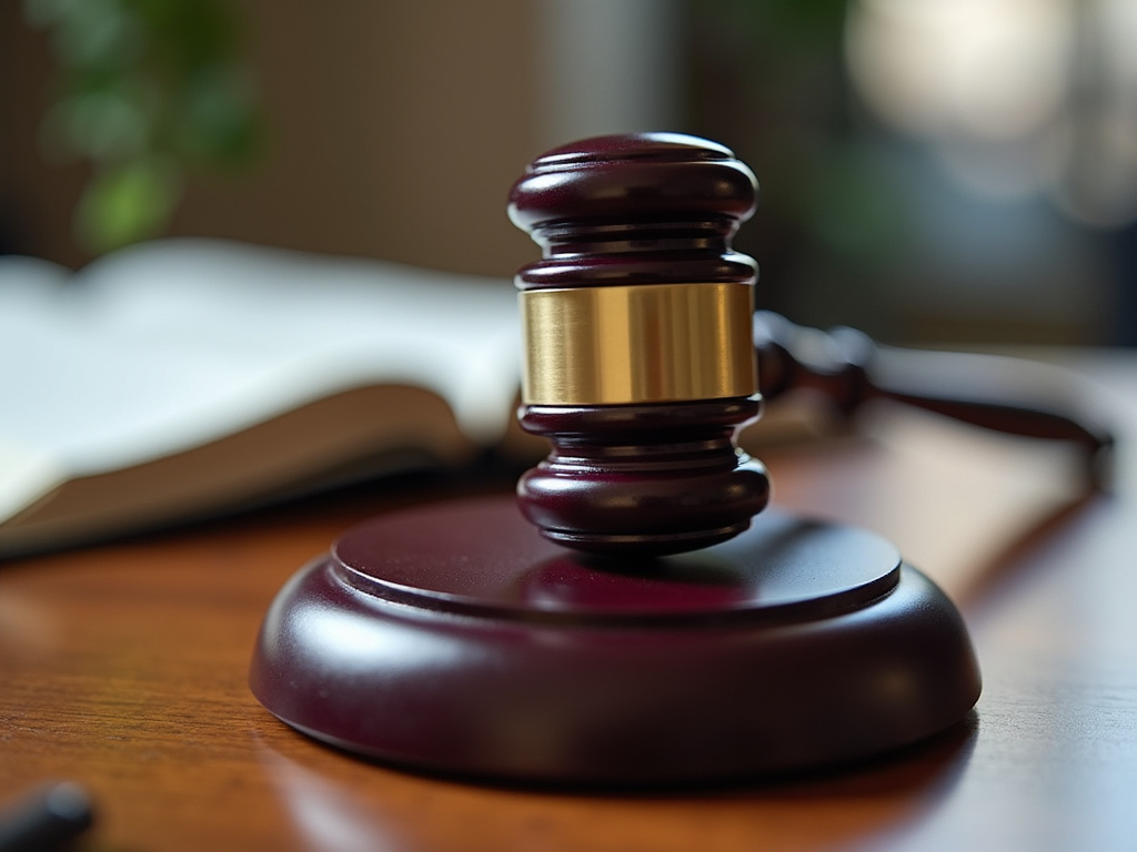 Gavel on desk — los angeles pedestrian accident lawyer