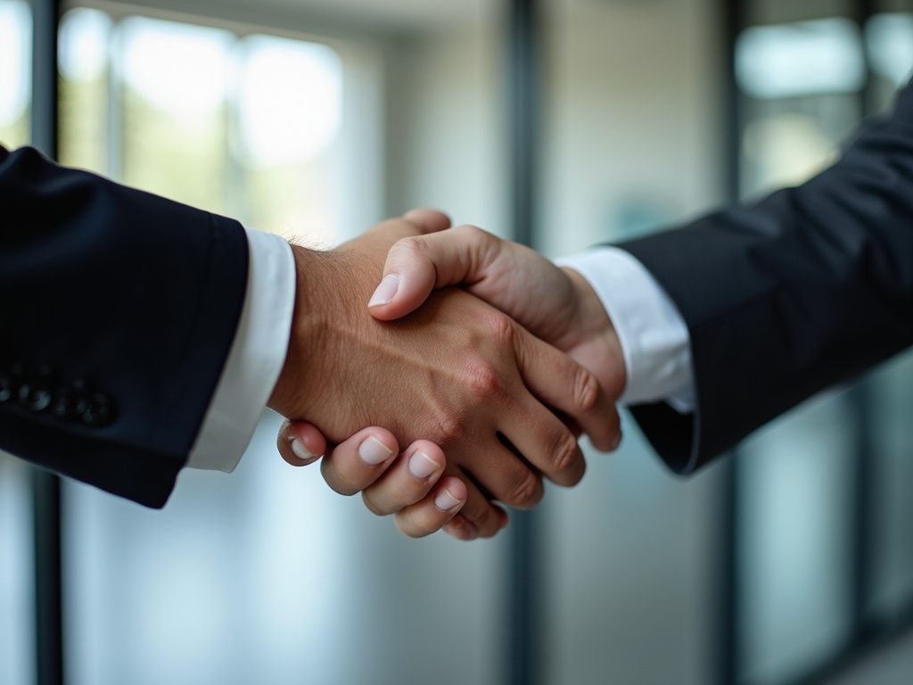 Handshake in office — los angeles employment lawyer