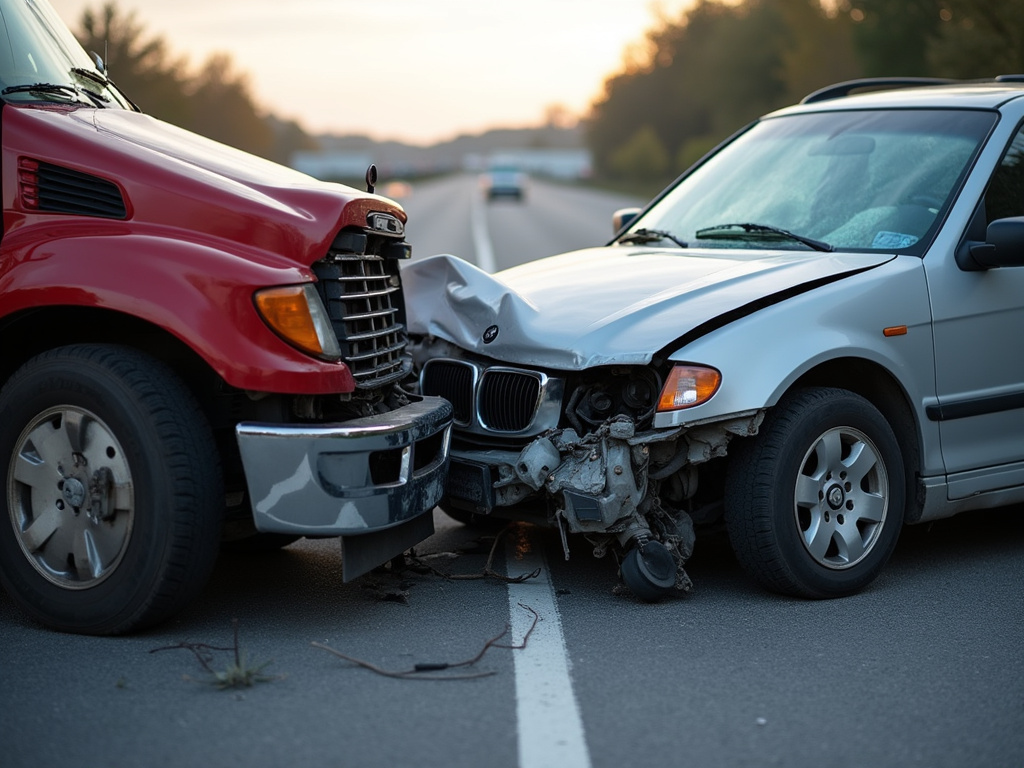 Highway collision scene — los angeles truck accident lawyer