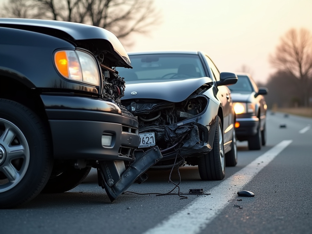 Highway collision scene — truck accident lawyer phoenix