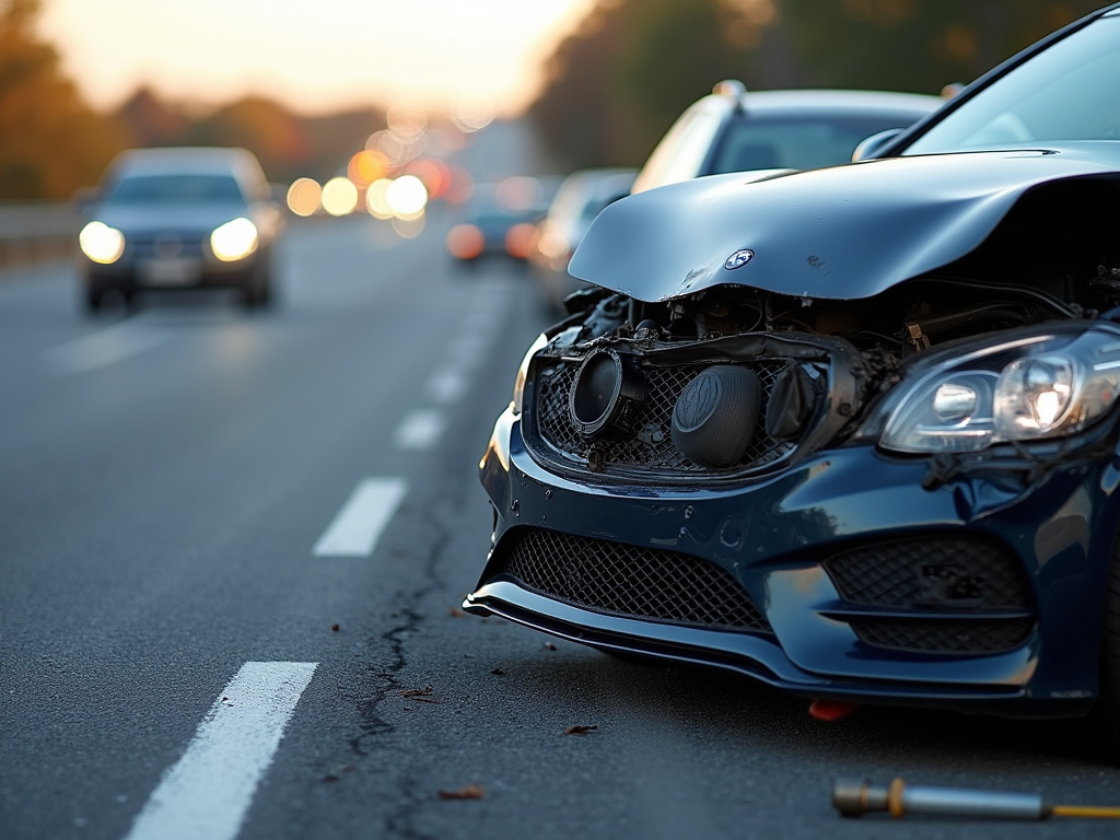 Highway collision scene — truck accident lawyer phoenix