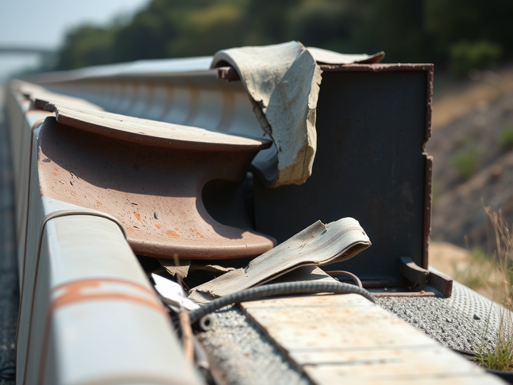Highway guardrail damage — los angeles freeway accident lawyer