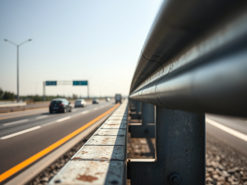 Highway guardrail — los angeles freeway accident lawyer