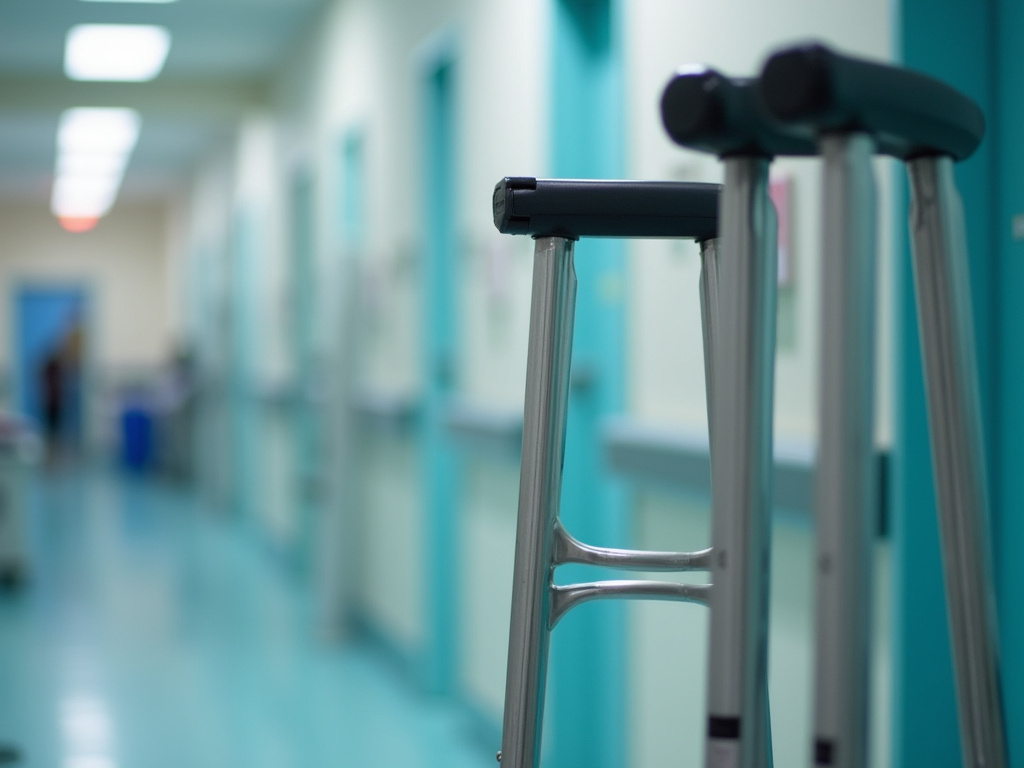 Hospital crutches — bicycle accident lawyer phoenix