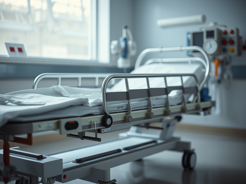 Hospital gurney — brain injury lawyer phoenix
