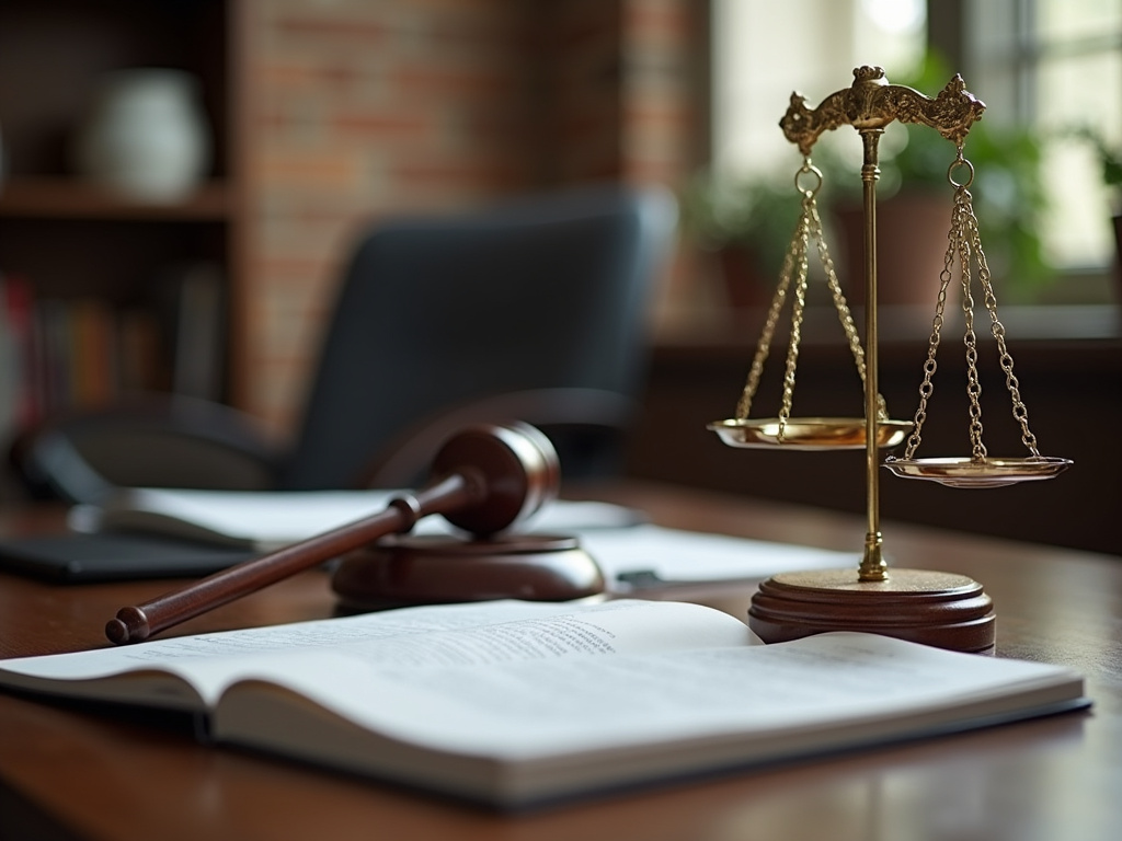 Law office desk — los angeles dog bite lawyer