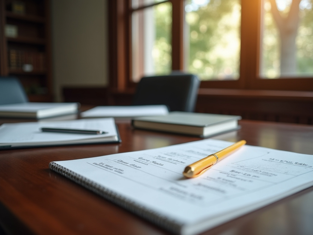 Law office desk — los angeles employment lawyer