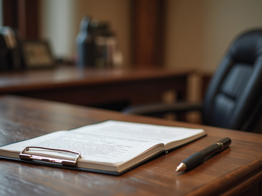 Law office desk — los angeles employment lawyer