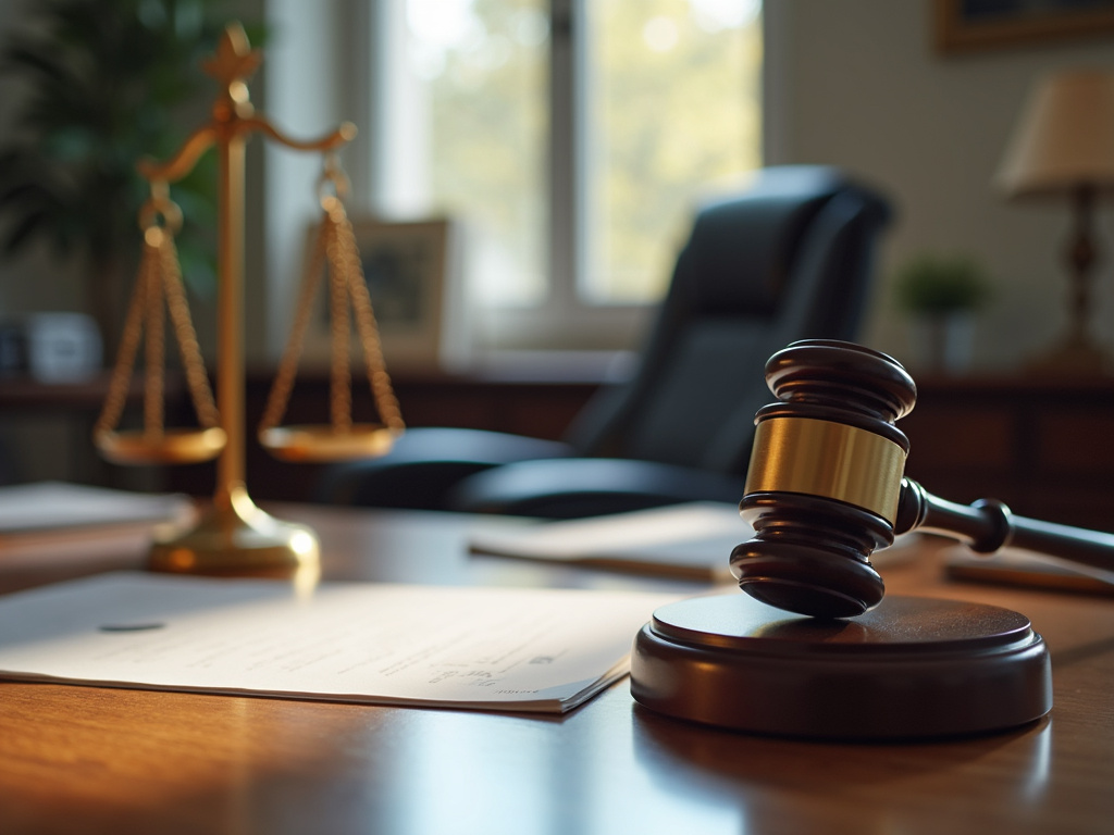 Law office desk — los angeles employment lawyer