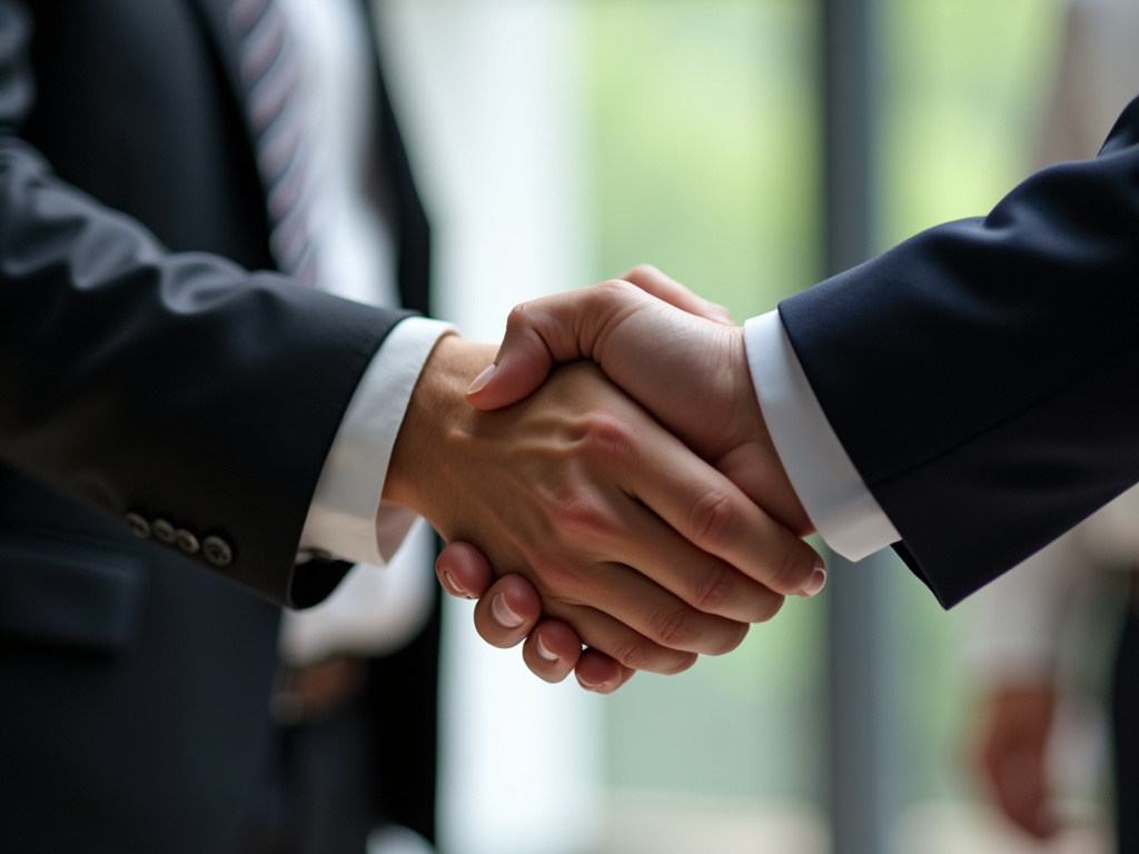 Lawyer handshake — los angeles freeway accident lawyer