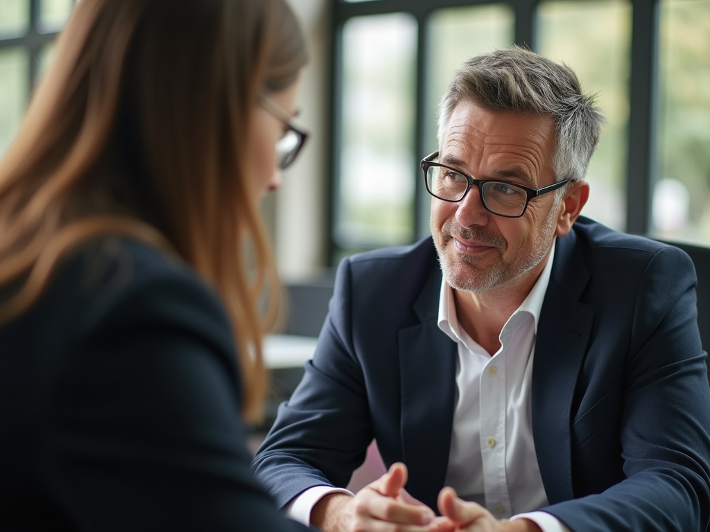 Lawyer with client — truck accident lawyer phoenix