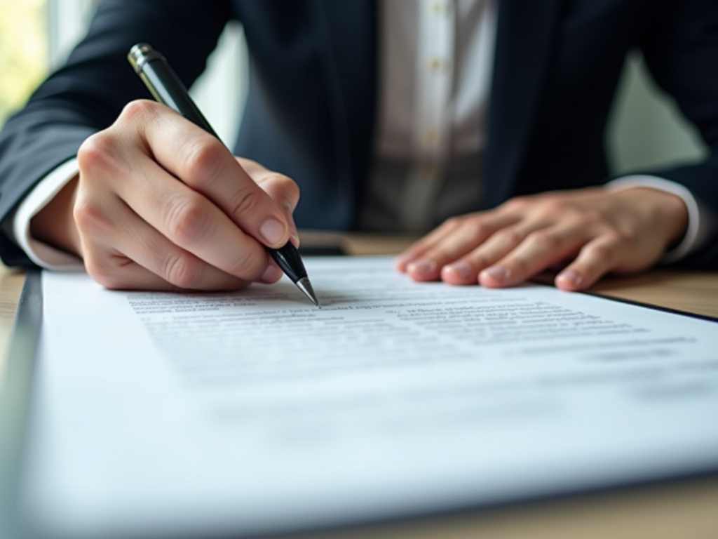 Legal documents signing — los angeles employment lawyer