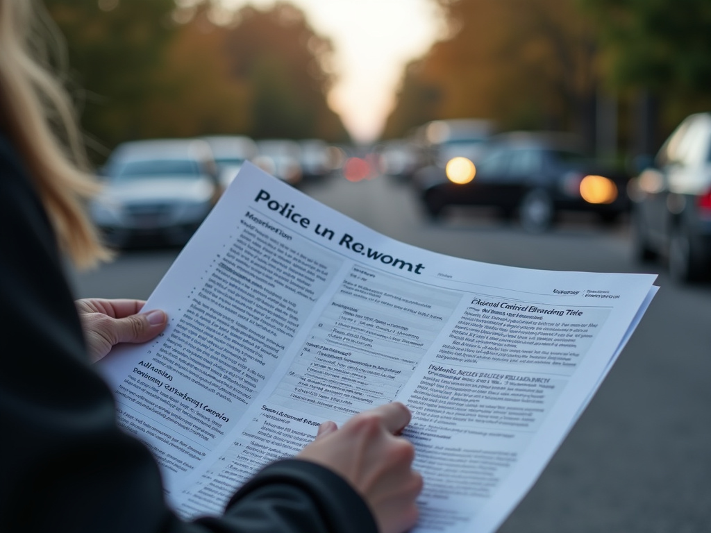 Police accident report — los angeles car accident lawyer