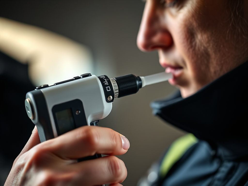 Police breathalyzer test — los angeles drunk driving accident lawyer
