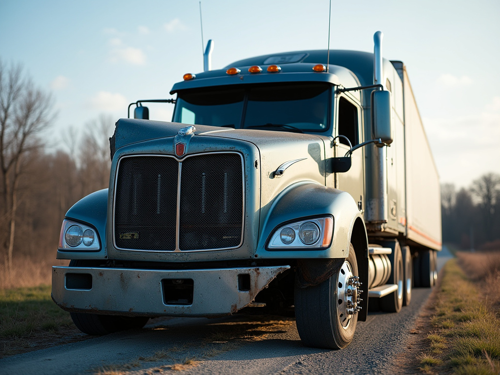 Semi truck wreckage — los angeles truck accident lawyer