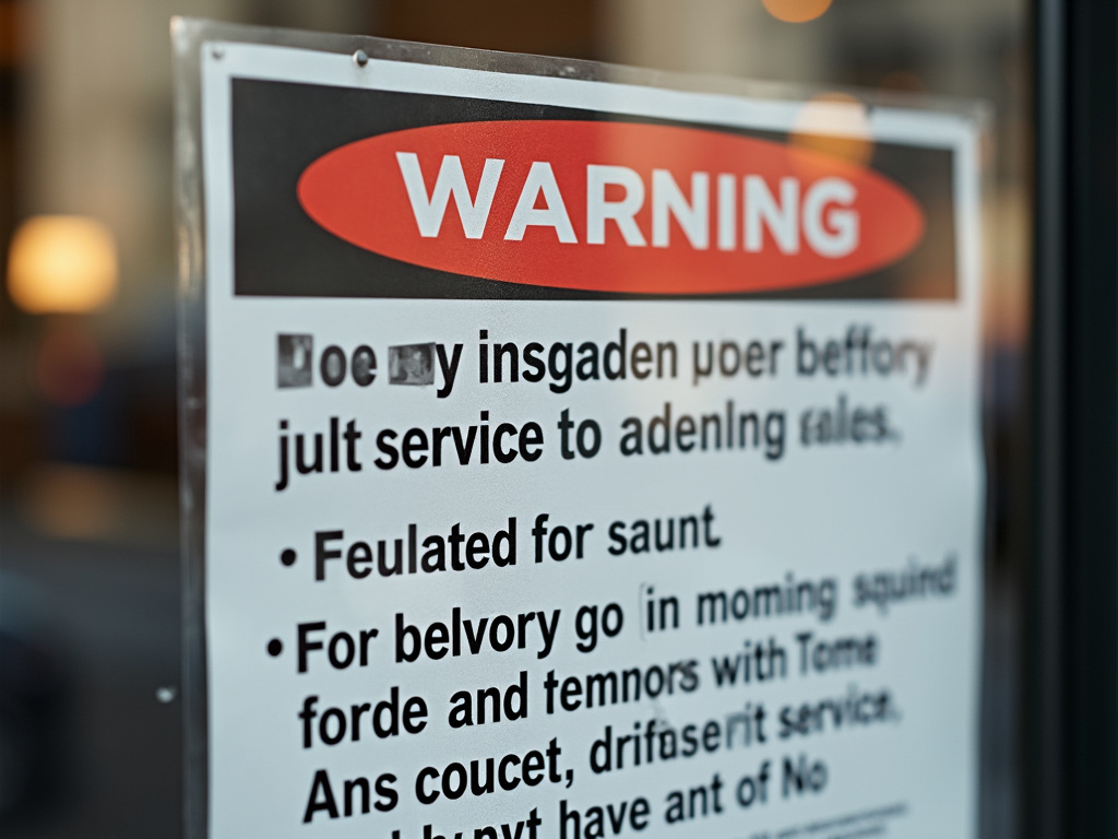 Warning sign posted — dog bite lawyer phoenix