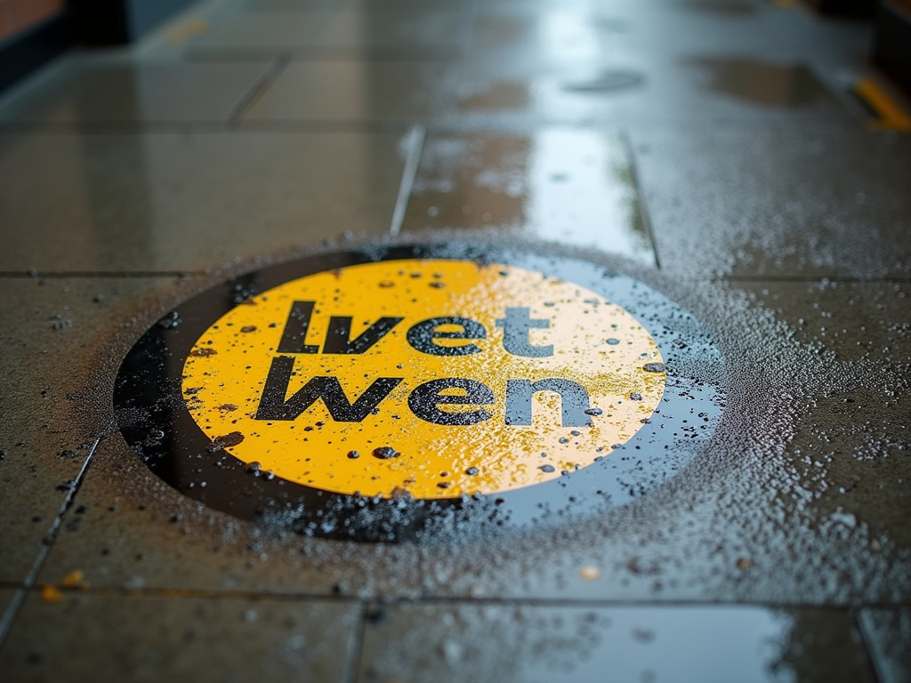 Wet floor sign — los angeles slip and fall lawyer