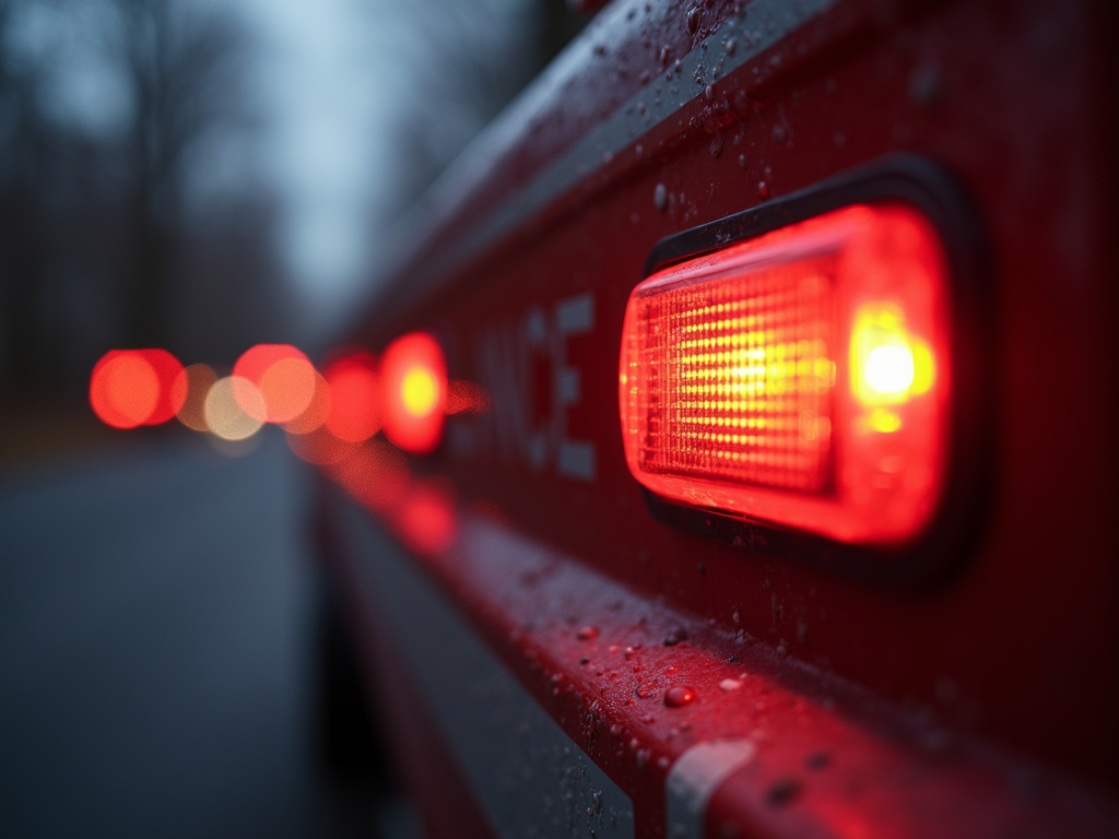 Ambulance lights — los angeles pedestrian accident lawyer