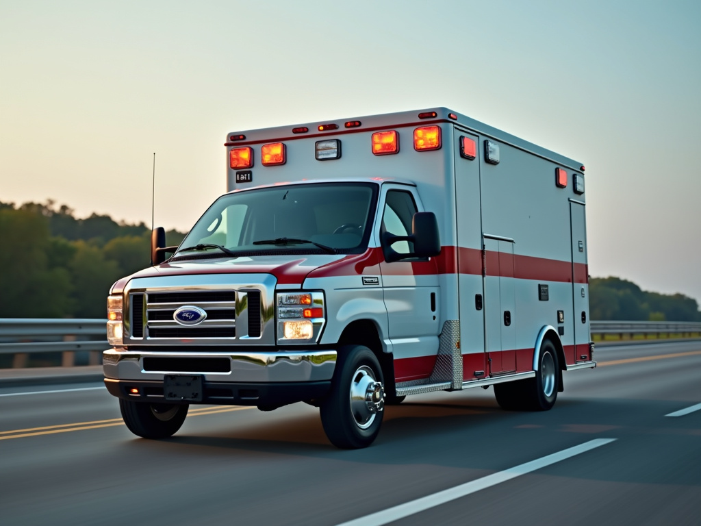 Ambulance on highway — los angeles freeway accident lawyer