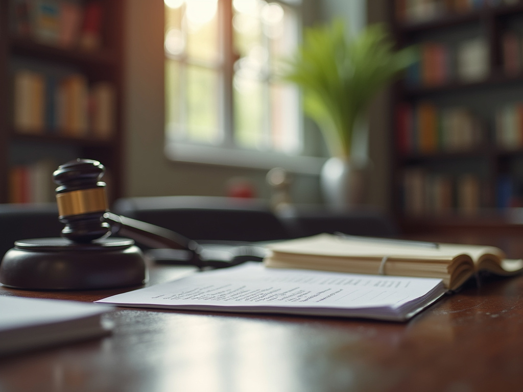 Attorney office desk — los angeles dog bite lawyer