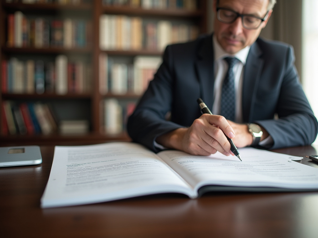 Attorney office desk — los angeles dog bite lawyer