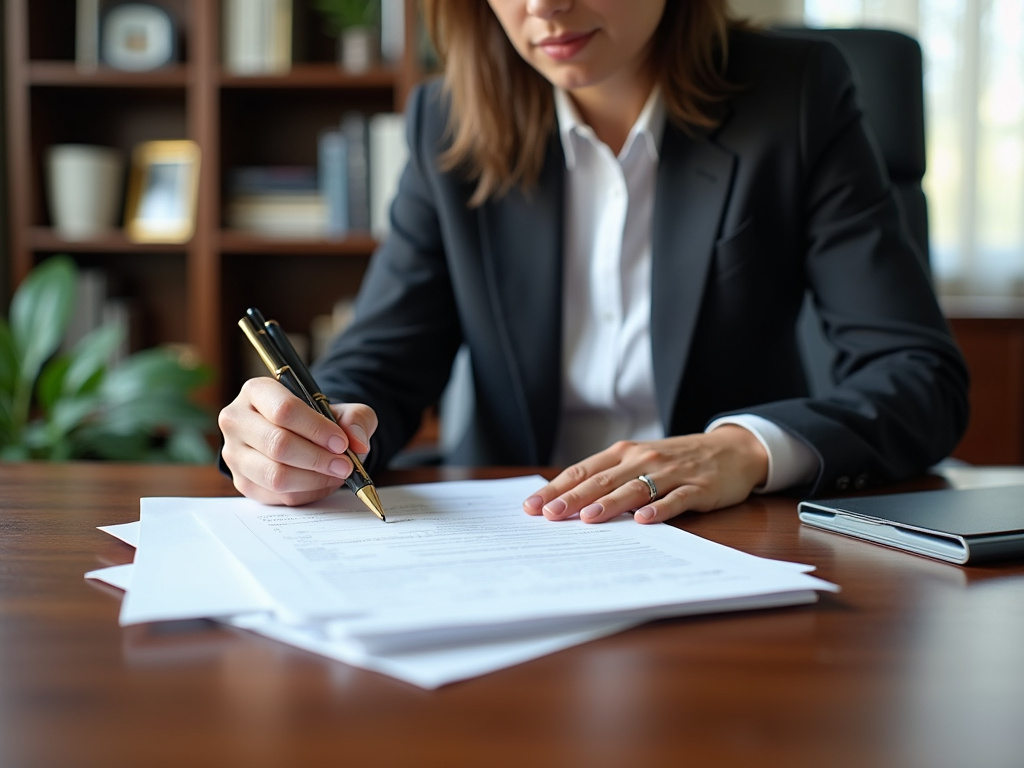 Attorney office desk — los angeles dog bite lawyer