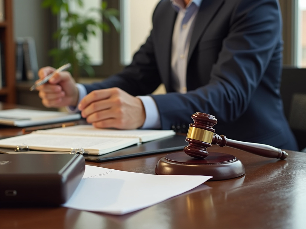 Attorney office desk — los angeles dog bite lawyer