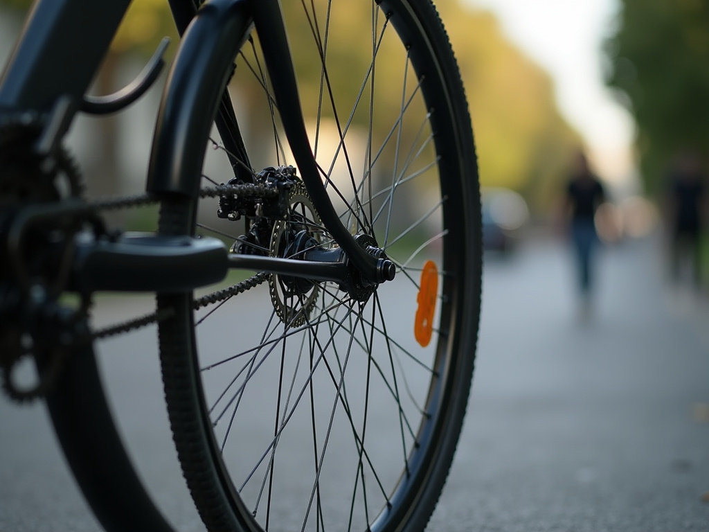 Bent bicycle wheel — bicycle accident lawyer phoenix