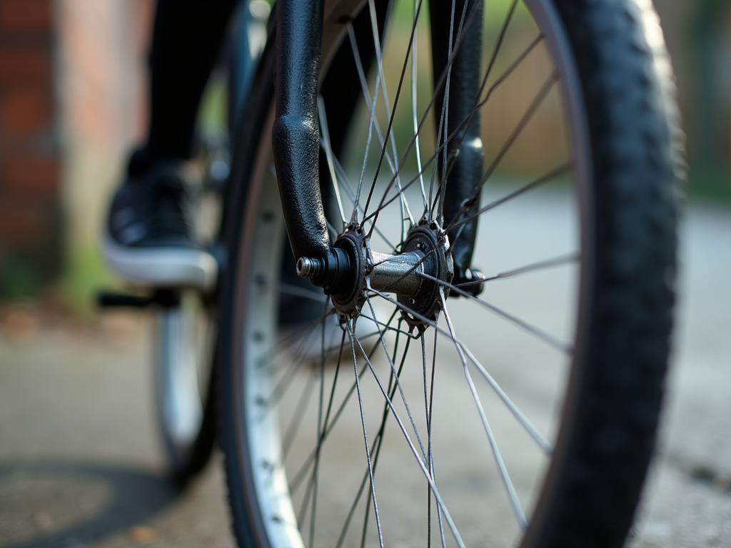 Bent bicycle wheel — bicycle accident lawyer phoenix