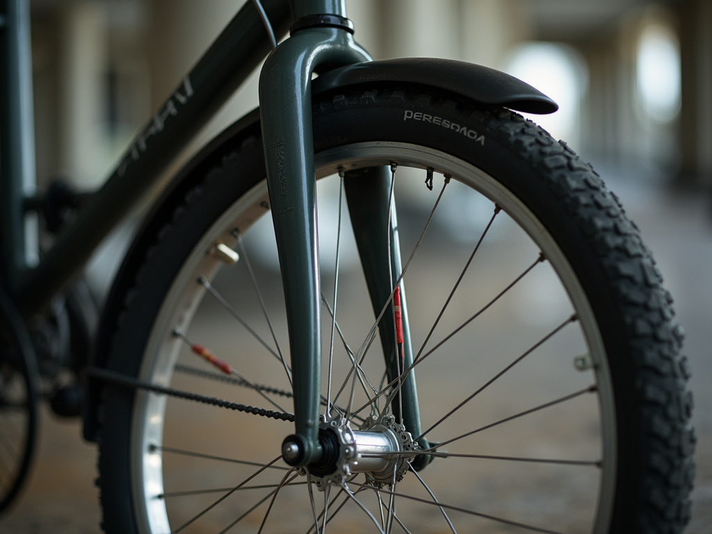 Bent bicycle wheel — bicycle accident lawyer phoenix