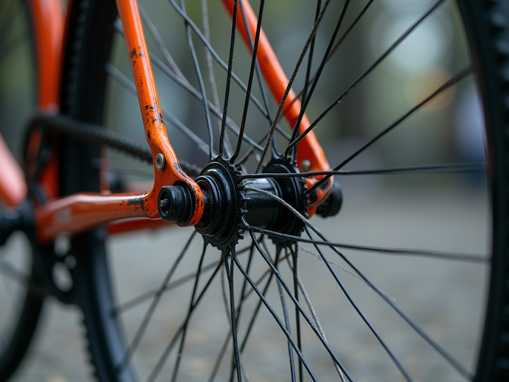 Bent bicycle wheel — bicycle accident lawyer phoenix