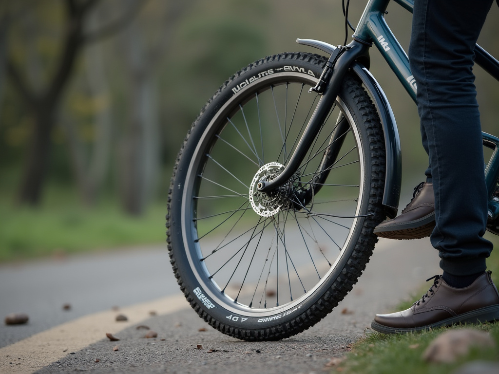 Bent bicycle wheel — bicycle accident lawyer phoenix