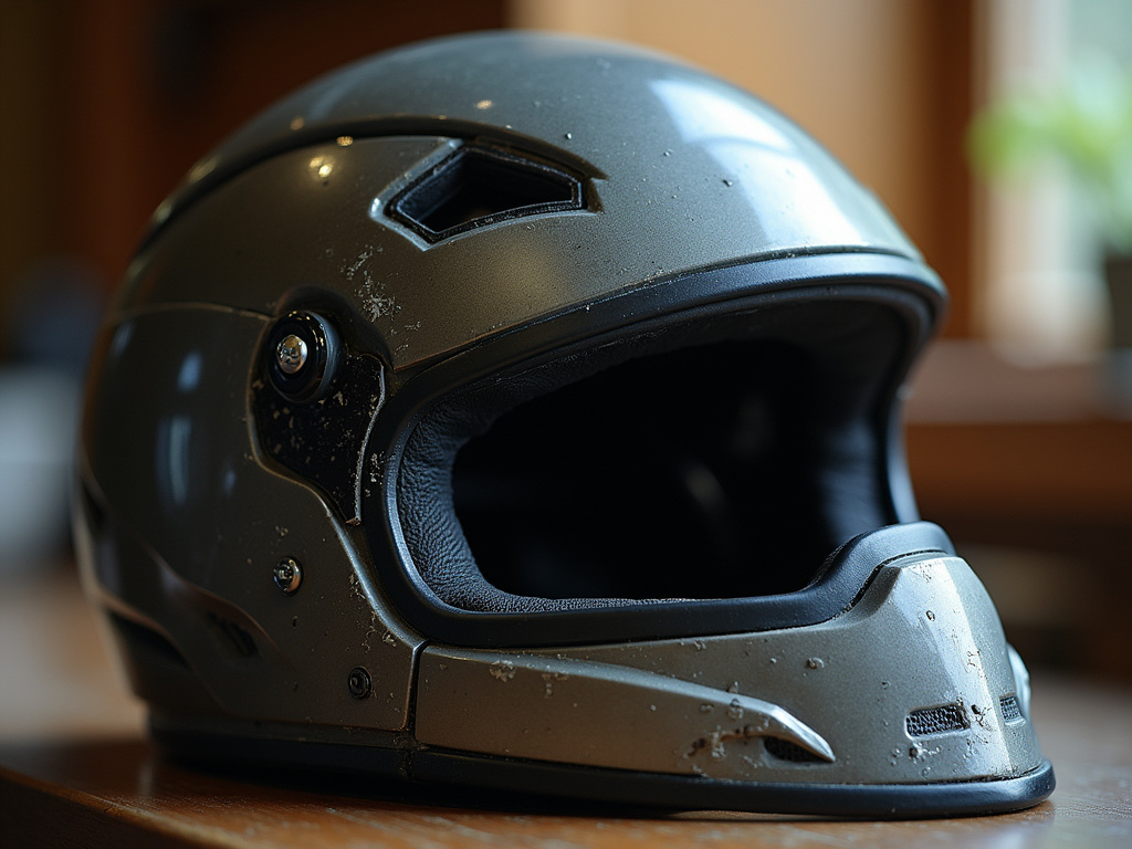 Broken helmet — bicycle accident lawyer phoenix