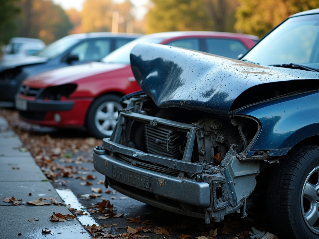 Car accident wreckage — personal injury lawyer phoenix