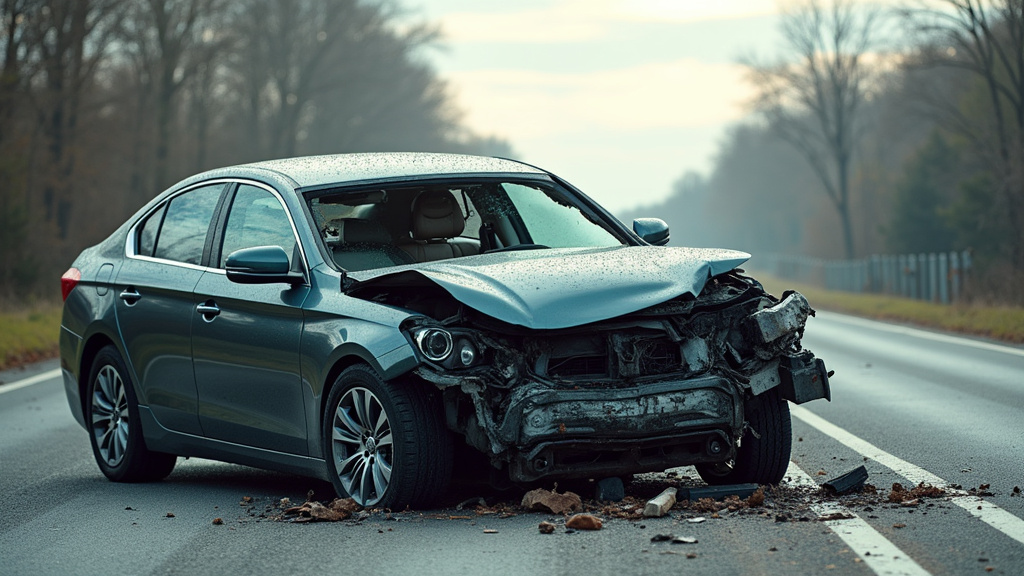 Car accident wreckage — Sweet James Accident Attorneys, Phoenix, AZ
