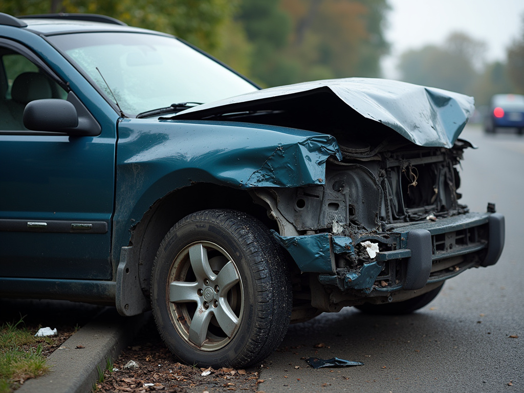 Car crash wreckage — los angeles drunk driving accident lawyer