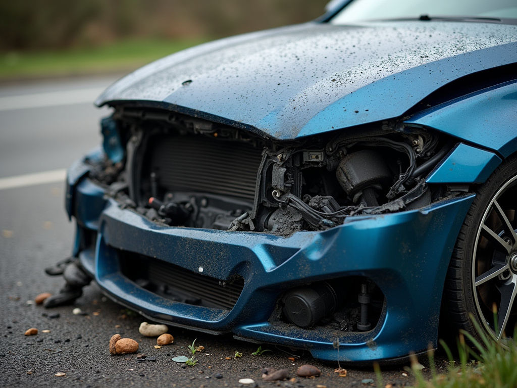 Car crash wreckage — los angeles drunk driving accident lawyer